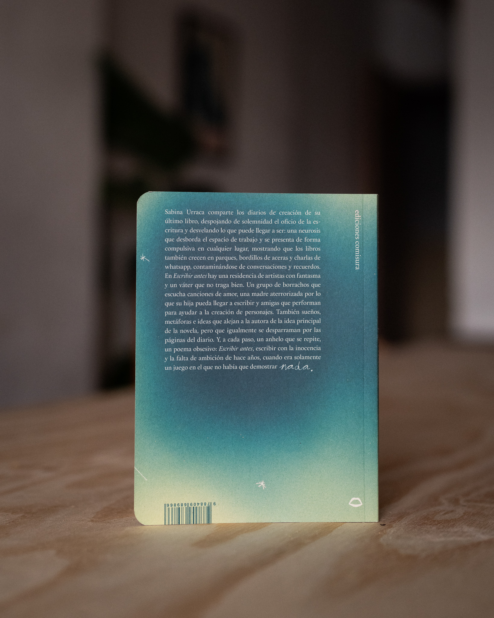 Diseño editorial de Escribir antes