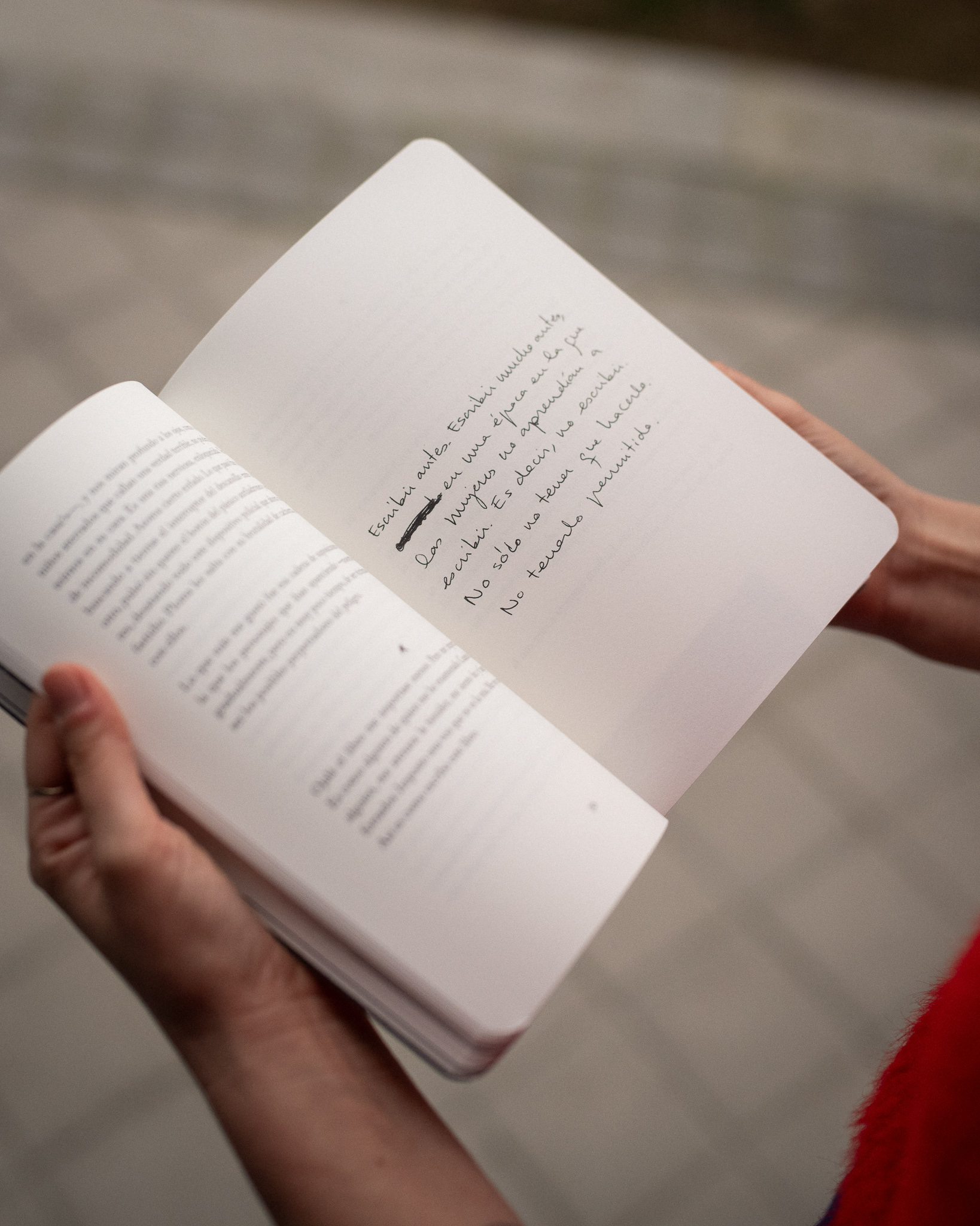 Diseño editorial de Escribir antes