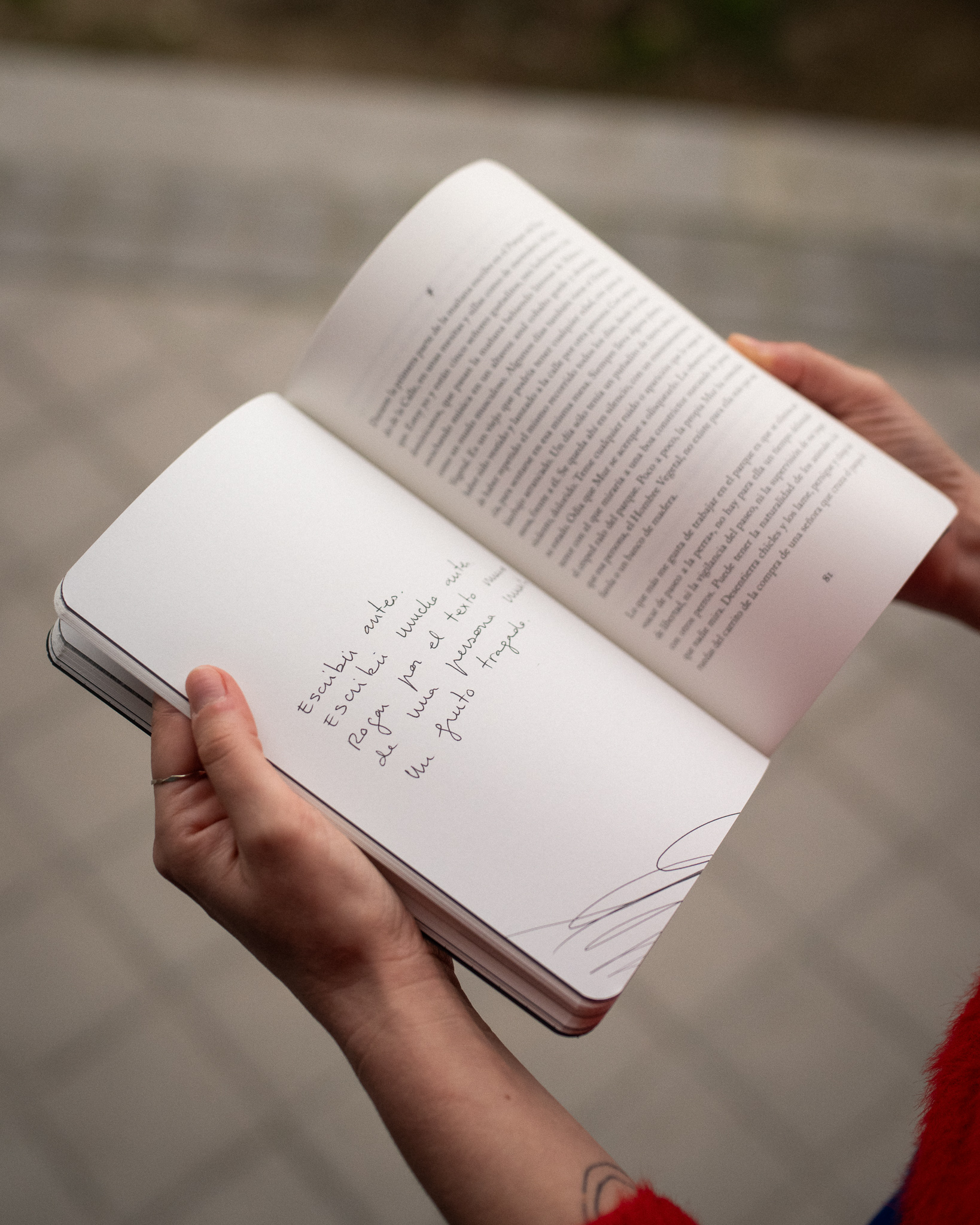 Diseño editorial de Escribir antes